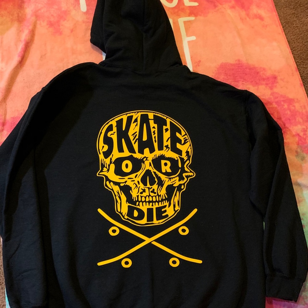 Skate or die Graphic pullover Hoodie - Picture 8 of 11